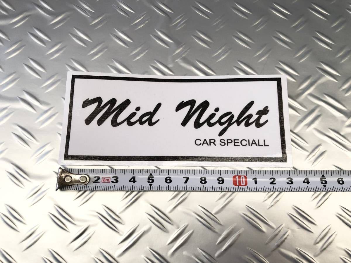 湾岸ミッドナイト MidNight CAR SPECIALL 風 ステッカー フェアレディZ R32 スカイライン 旧車 skyline GT-R JDM wangan midnight stickerの画像2