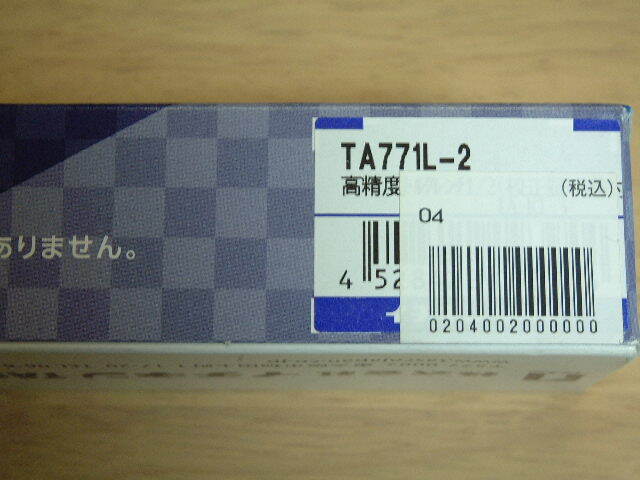  イチネンTASCO ★ タスコ 高精度トルクレンチ TA771L-2 校正証明書付 未使用品_画像3