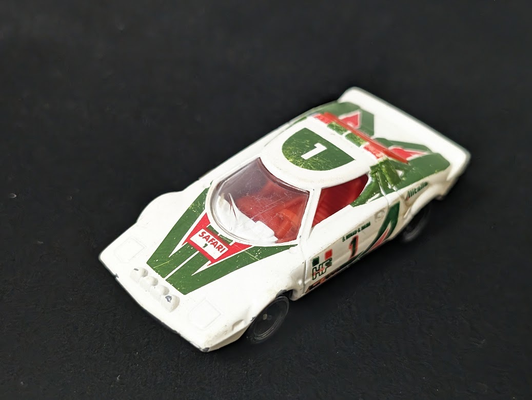 464 tomica LANCIA STRATOS HF ランチア ストラトス NO.F27 S=1/57 ミニカー トミカ ジャンクの画像5