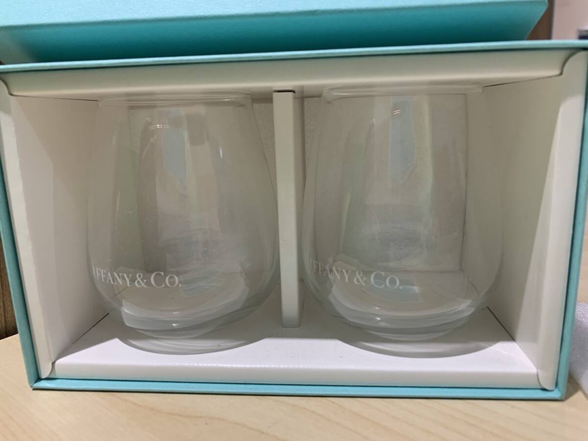 【12345】未使用☆TIFFANY&Co. ティファニー グラス コップ クリア TCOタンブラー ペア 2点セット ロゴグラス ☆彡の画像8