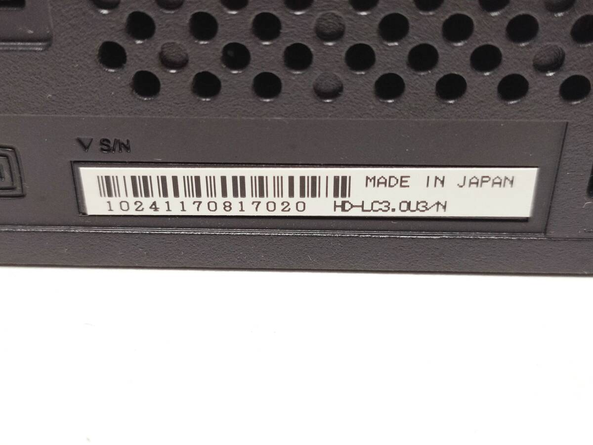 BUFFALO 3TB 外付けハードディスク HD-LC3.0U3/N ブラック HDD USB3.0の画像2