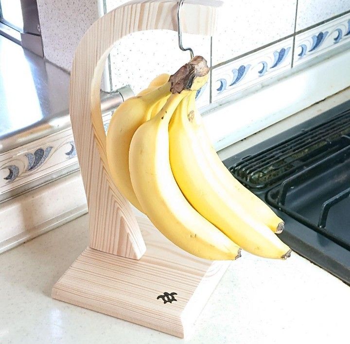 ③ キッチン楽しく とても可愛い 便利なバナナ長持ちスタンド 金具分離型 組立式