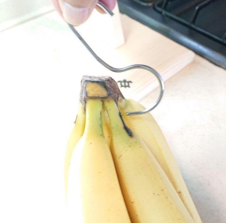 ③ キッチン楽しく とても可愛い 便利なバナナ長持ちスタンド 金具分離型 組立式