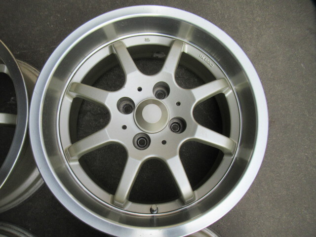 メーカー不明 アルミホイール 15×7J+35 PCD100-4H 4本セットの画像4