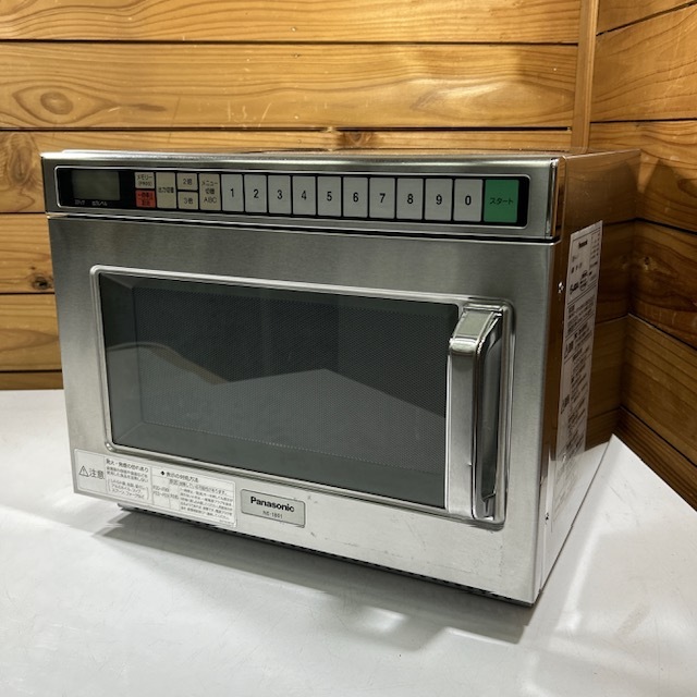 【中古】Panasonic/パナソニック 業務用電子レンジ NE-1801 単相200V 2013年製_画像1