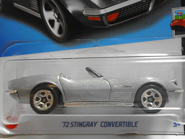 ★HOT WHEELS★ホットウィール★ '72 STINGRAY CORVETTE (シルバーカラー)_画像2