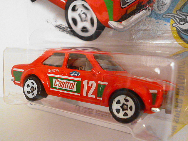 ★HOT WHEELS★ホットウィール★ '70 FORD ESCORT RS1600の画像3