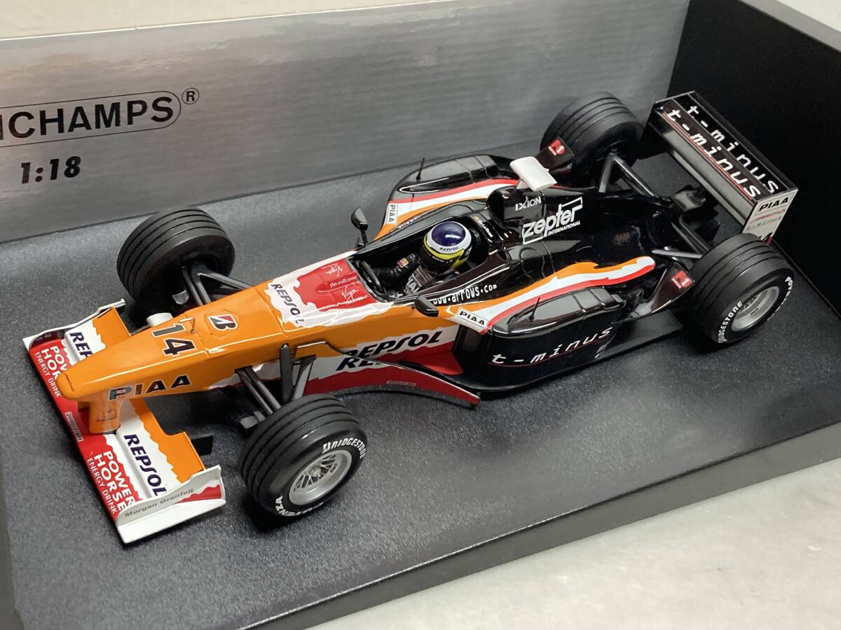 Y483-67 ミニチャンプス 1/18 ARROWS A20 P. De La Rosa 1999 _画像4