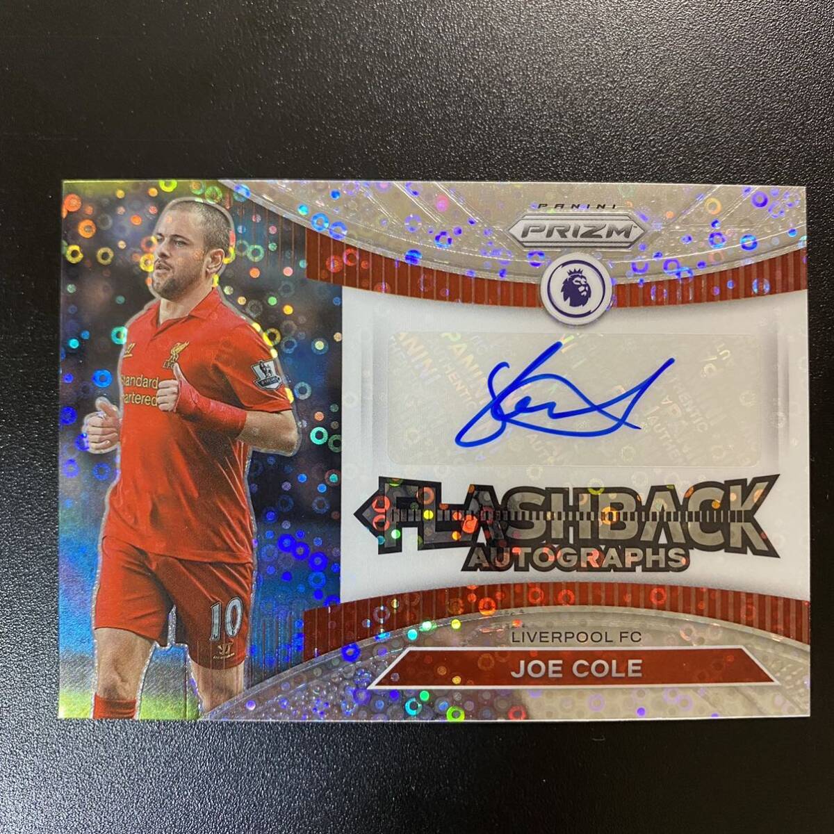 2022-23 Panini Prizm EPL Flashback Joe Cole Breakaway Autograph Liverpool 直筆サインカード ジョー・コールの画像1