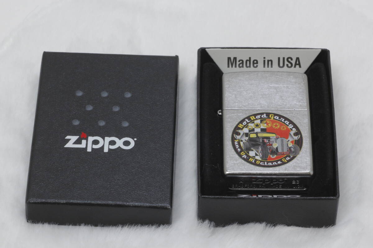 ☆新品・未使用☆　Zippo　ジッポー　Hot Rod Garage　Z207-104629　ホットロッドガレージ　ライター_画像1