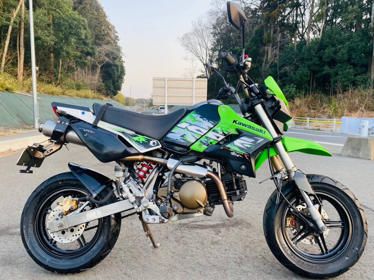 川崎 KSR110-E!走行距離 11318Km! 中古車体！動画有！茨城県! 全国配送可！書類あり！(検KLX125!ZOOMER X!Dtracker125)の画像4