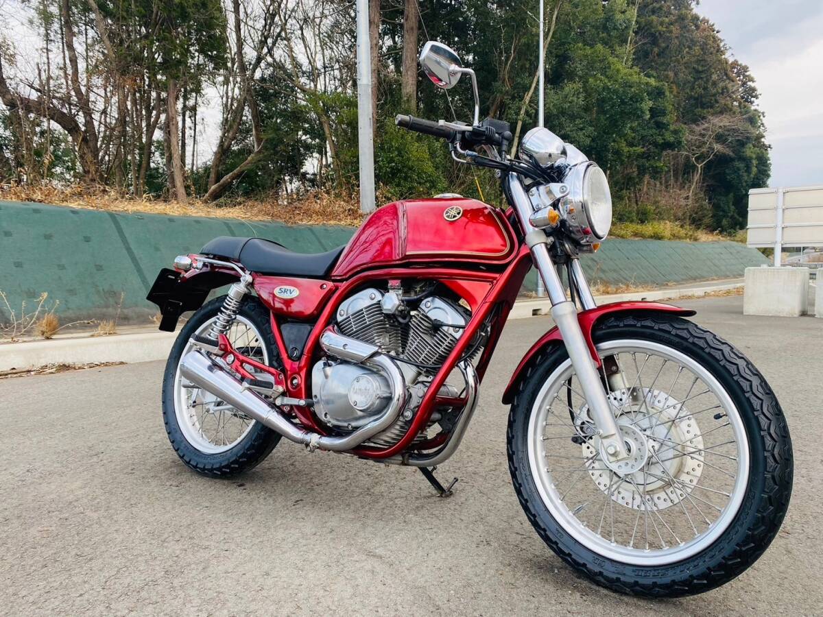 ヤマハ SRV250!4306km! 中古車体！動画有！茨城県! 全国配送可！書類あり！(検 hornet250 BALIUS250 CB250RA GB350S VTR250)の画像3