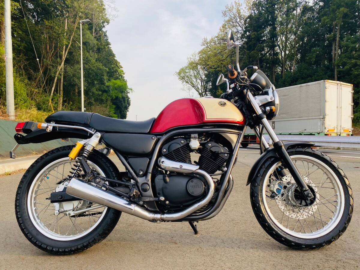 ヤマハSRV250S!8580KM! 中古車体！動画有！茨城県! 全国配送可！書類あり！(検 hornet250 BALIUS250 CB250RA GB350S VTR250)の画像4