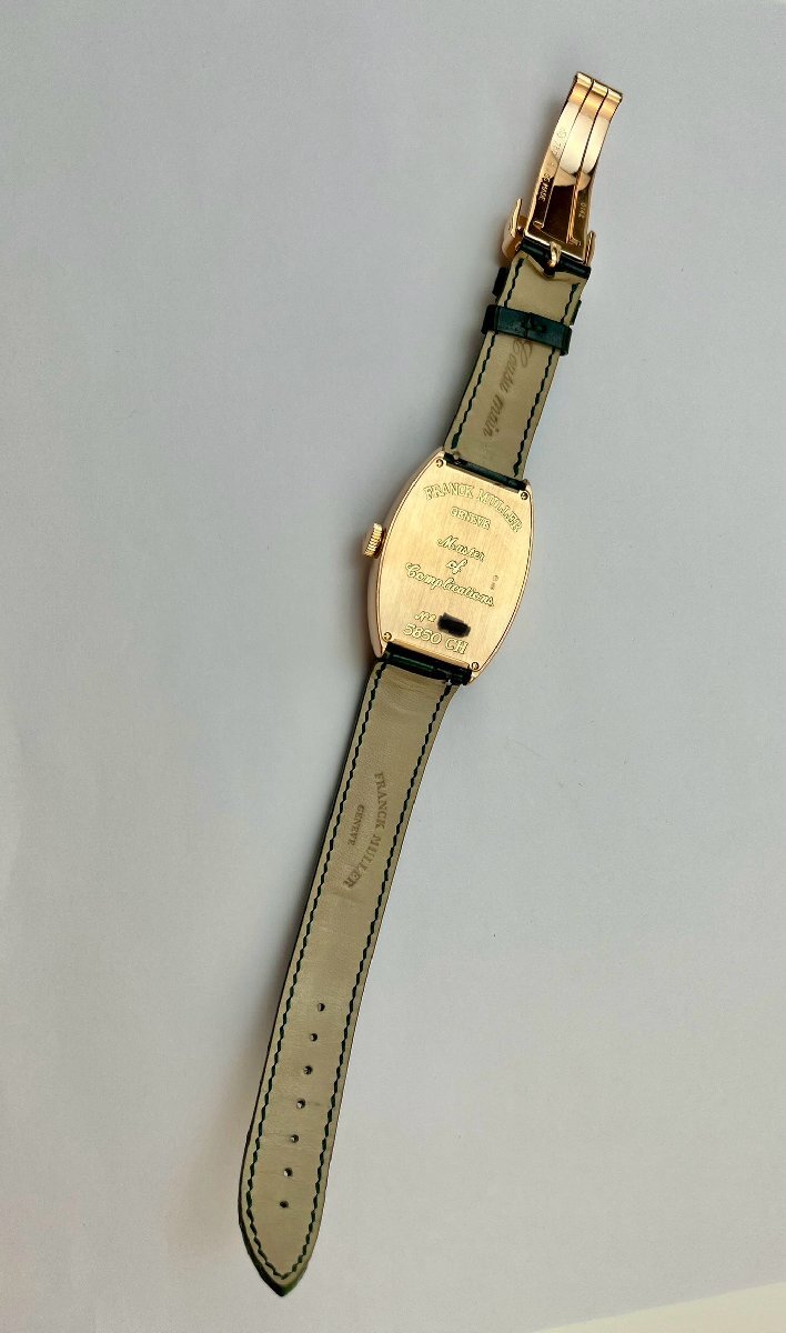 【新品】Franck Muller/フランク・ミュラー Crazy Hour 5850 CH 5N GR GR ピンクゴールド 自動巻き メンズ腕時計 #37146の画像8