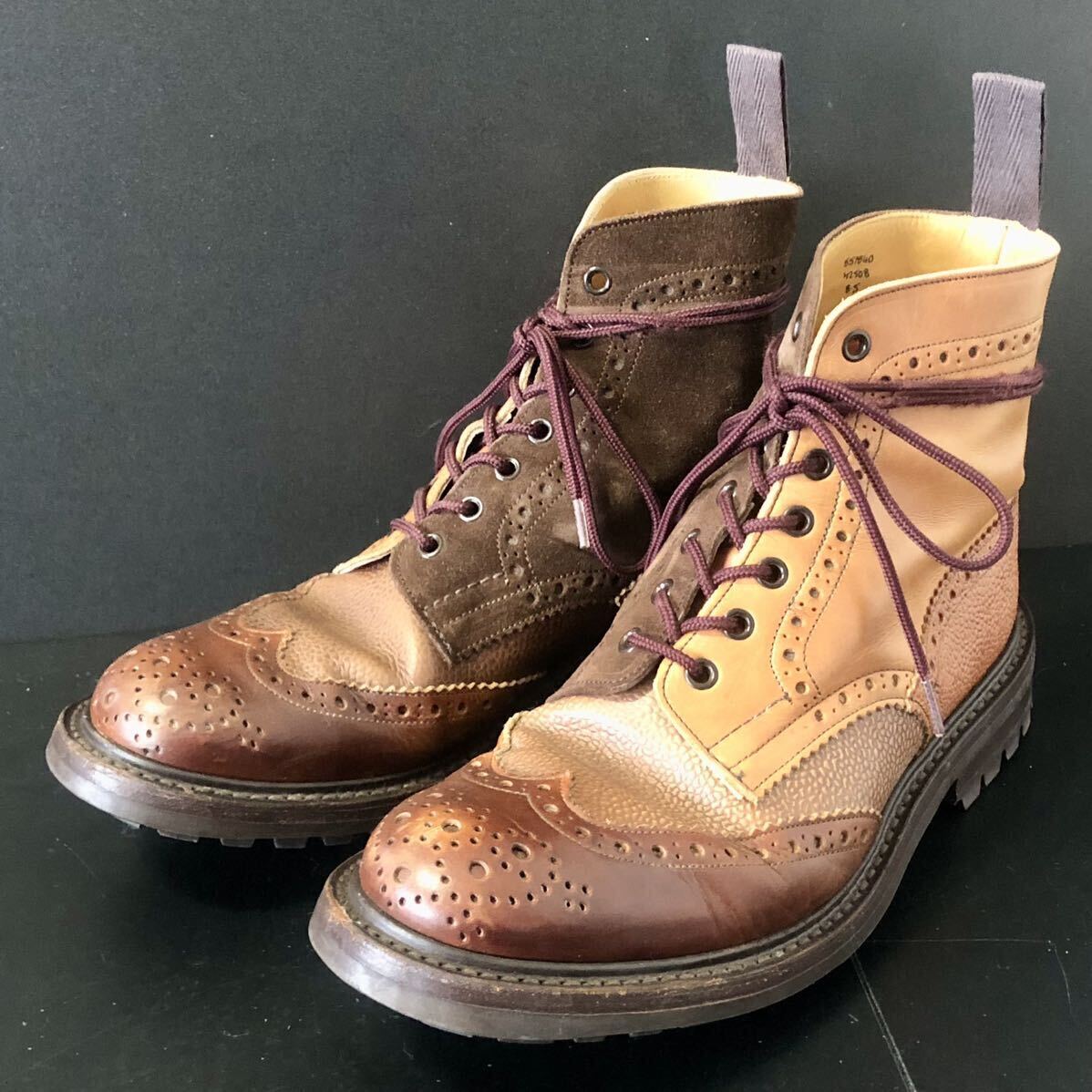 限定 別注クレイジー Tricker's × Nepenthes Multi Tone Brogue 限定 別注クレイジー Tricker's × Nepenthes Multi Tone Brogue