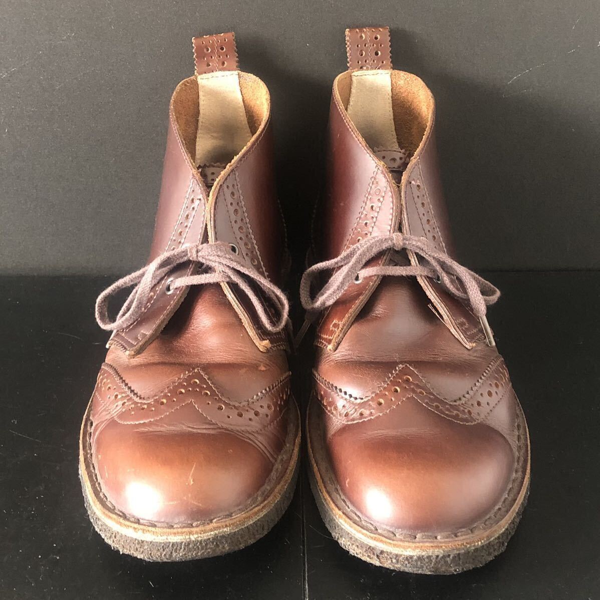 激レア 廃盤 「DESERT BROGUE」UK8 Clarks ORIGINALS ウイング 激レア 廃盤 「DESERT BROGUE」UK8 Clarks ORIGINALS ウイング