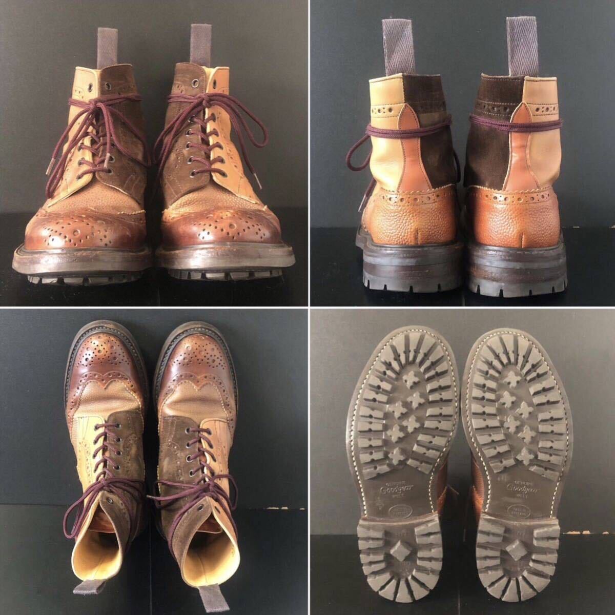限定 別注クレイジー Tricker's × Nepenthes Multi Tone Brogue 限定 別注クレイジー Tricker's × Nepenthes Multi Tone Brogue