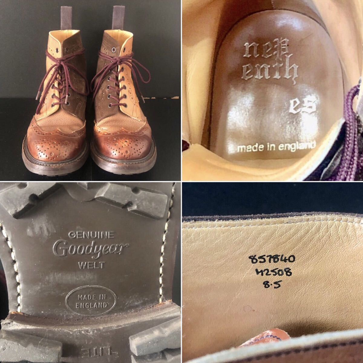 限定 別注クレイジー Tricker's × Nepenthes Multi Tone Brogue 限定 別注クレイジー Tricker's × Nepenthes Multi Tone Brogue