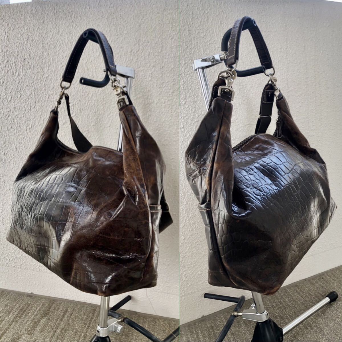 BEYES別注 Daniel & Bob ジャスミン 艶色クロコ型押し COCCONE BEYES別注 Daniel & Bob ジャスミン 艶色クロコ型押し COCCONE