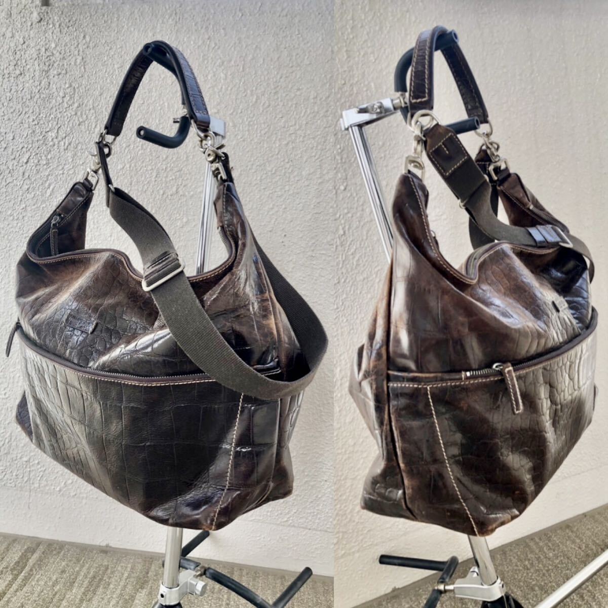 BEYES別注 Daniel & Bob ジャスミン 艶色クロコ型押し COCCONE BEYES別注 Daniel & Bob ジャスミン 艶色クロコ型押し COCCONE