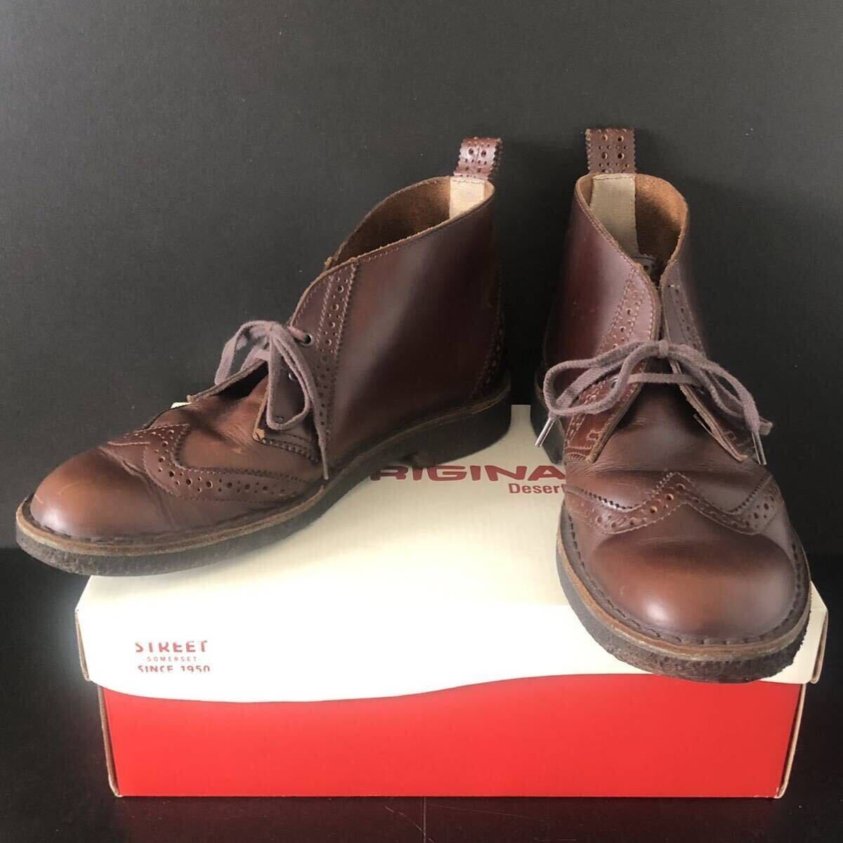 激レア 廃盤 「DESERT BROGUE」UK8 Clarks ORIGINALS ウイング 激レア 廃盤 「DESERT BROGUE」UK8 Clarks ORIGINALS ウイング