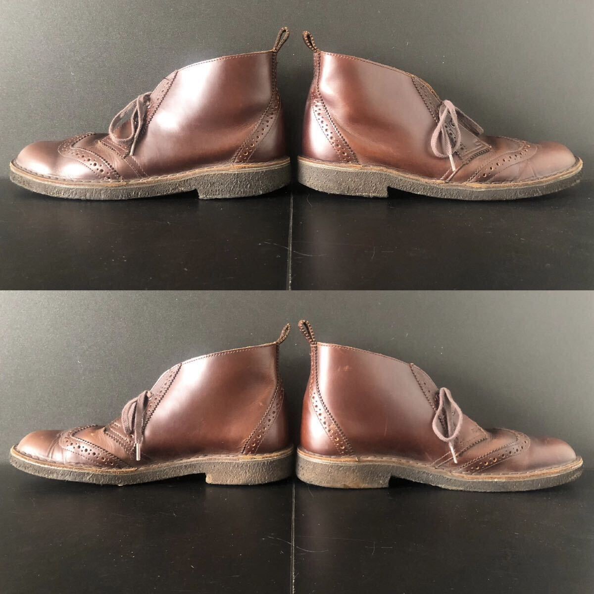 激レア 廃盤 「DESERT BROGUE」UK8 Clarks ORIGINALS ウイング 激レア 廃盤 「DESERT BROGUE」UK8 Clarks ORIGINALS ウイング