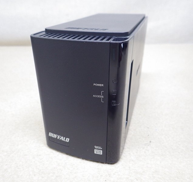 Kコま9958 BUFFALO/バッファロー USB3.0接続対応 RAID対応 外付けハードディスク 2TB HD-WL2TU3/R1J パソコン周辺機器 HDDの画像1