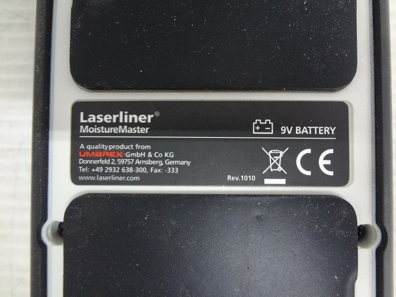 Kサや3525 Laserliner/レーザーライナー 水分計 モイスチャーマスター 測定器 木工加工 建築施工 ￥47,000相当_画像5