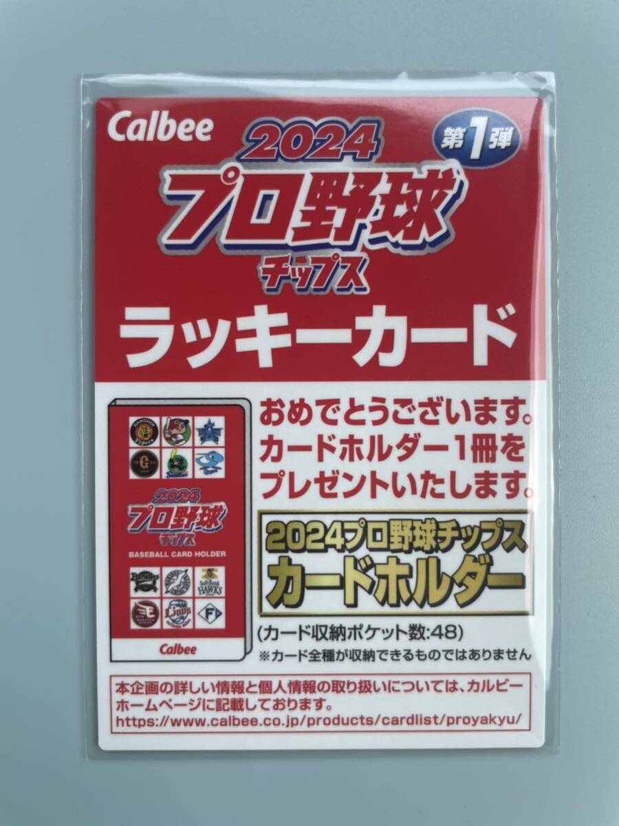 【送料無料】 2024 プロ野球チップス ラッキーカード カルビー _画像1