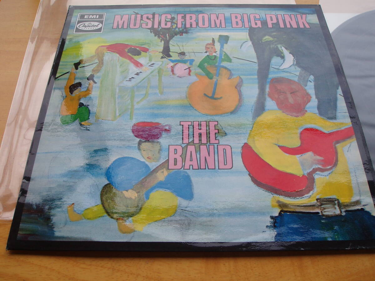  finest quality goods! rare Mono/ Britain record The Band Music From Big Pink T2955 The band UK Orig mother *s tamper ultimate the first period Rod ;1G/1R