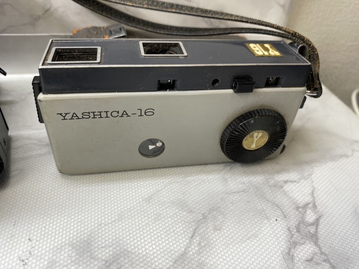 X3055【自宅保管品】ジャンクフィルムカメラ5台セット KODAK ADVANTiX 2100AUTO/Konica Z-up 28W/CHINON AUTO GL/YASHICA-16/FUJICA 380の画像5