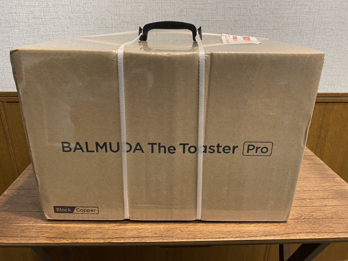 43969【自宅保管品】☆新品・未開封品☆ BALMUDA The Toaster Pro K05A-SE スチームトースター ブラック バルミューダ 家電の画像1