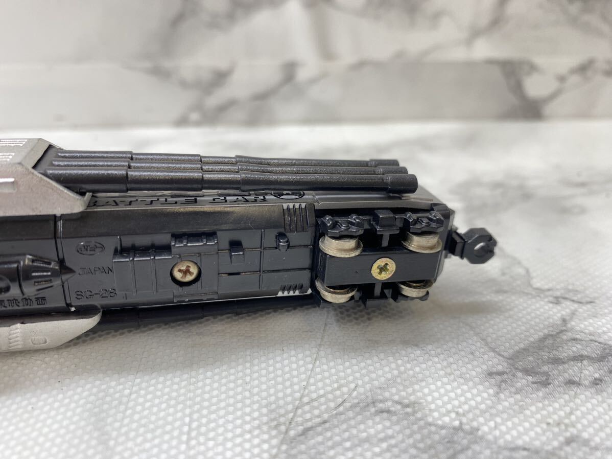 44020-8【自宅保管品】☆当時物☆ ポピー スタートレイン 銀河鉄道999 SG-28 No.999 スリーナイン号戦闘車 1/170 昭和 レトロ_画像8