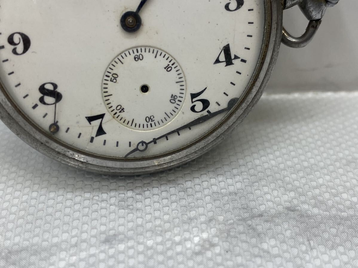 44039【自宅保管品】Waltham ウォルサム 手巻き 懐中時計 スモールセコンド レトロ アンティークの画像3
