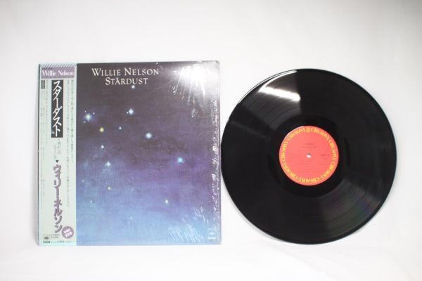 Willie Nelson Stardust 日本版 STEREO ジャケット帯付 25AP 2741_画像1