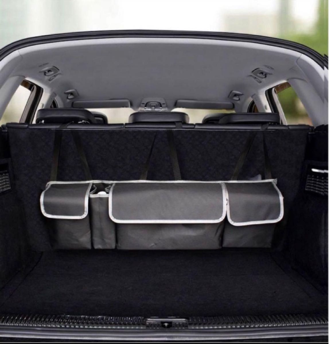 車用収納ボックス 大容量 トランク収納 汎用 後部座席 整理整頓