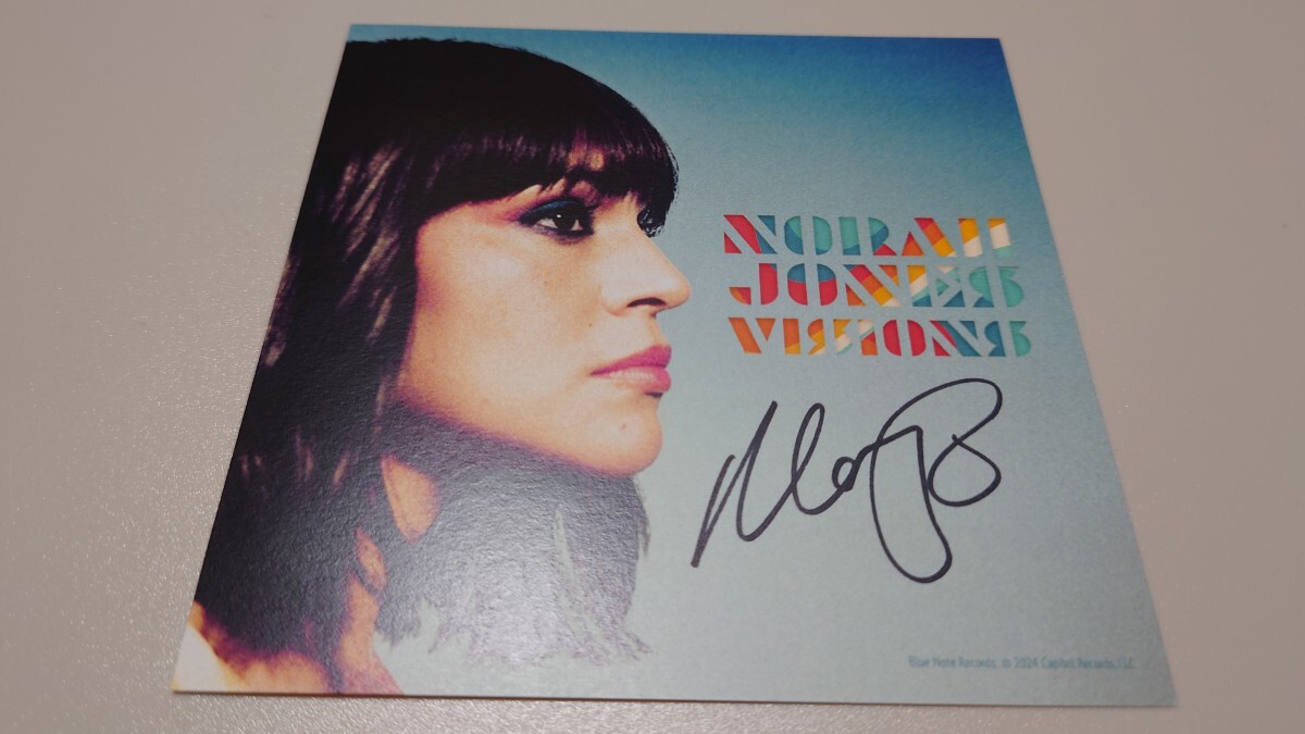  unused * Nora * Jones with autograph card attaching [ Vision z] CD foreign record Norah Jones visions