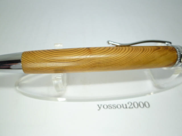 樹齢1000年以上 屋久杉 ロングタイプ 木製ボールペン 三菱ジェットストリーム芯_画像2