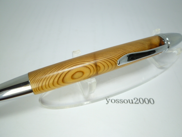 樹齢1000年以上 屋久杉 ロングタイプ 木製ボールペン 三菱ジェットストリーム芯_画像4