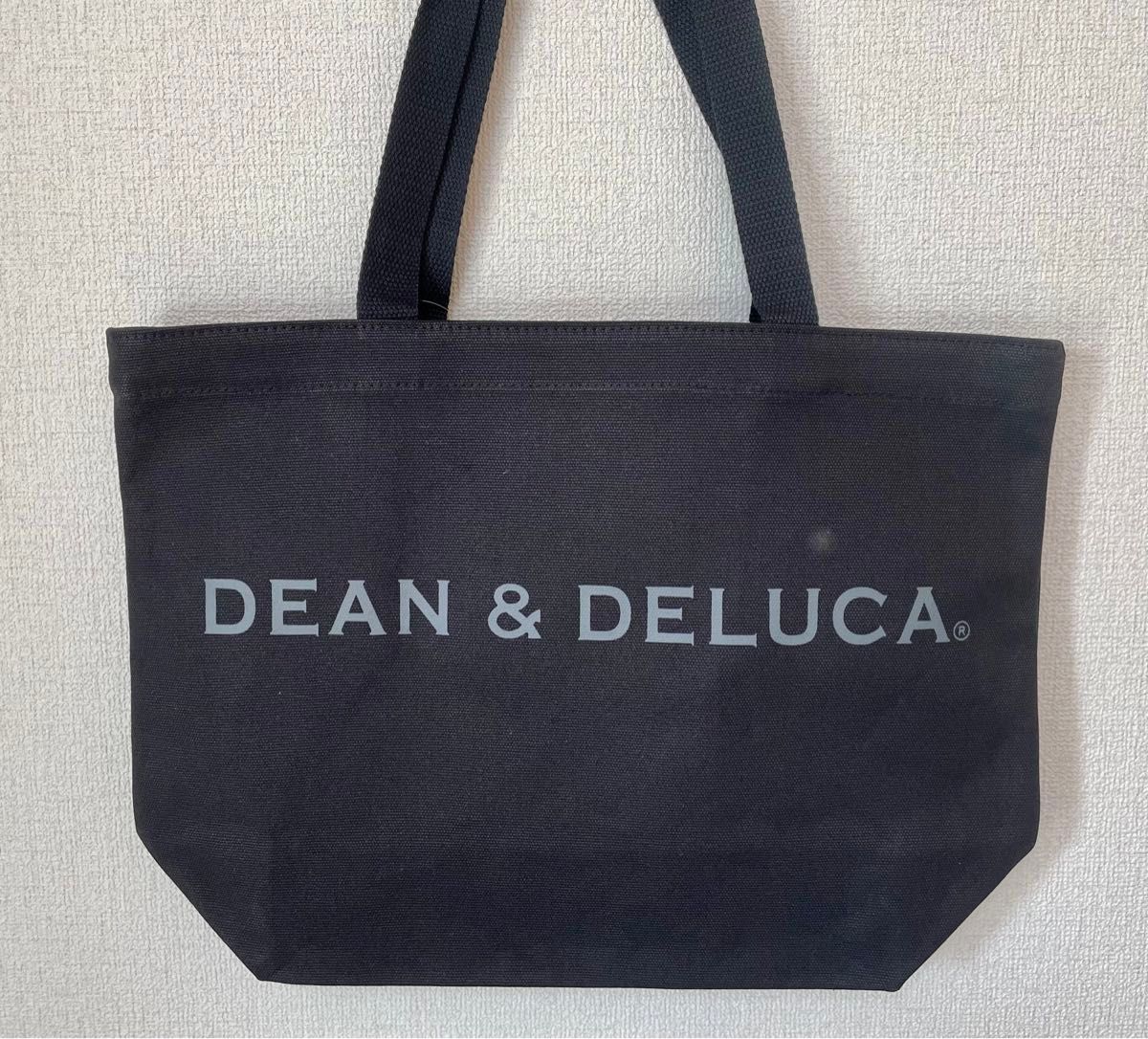 Dean&Deluca ディーン＆デルーカ トートバッグ 人気 ユニセックス ハンドバッグ   Mサイズ　大きいサイズ　ブラック