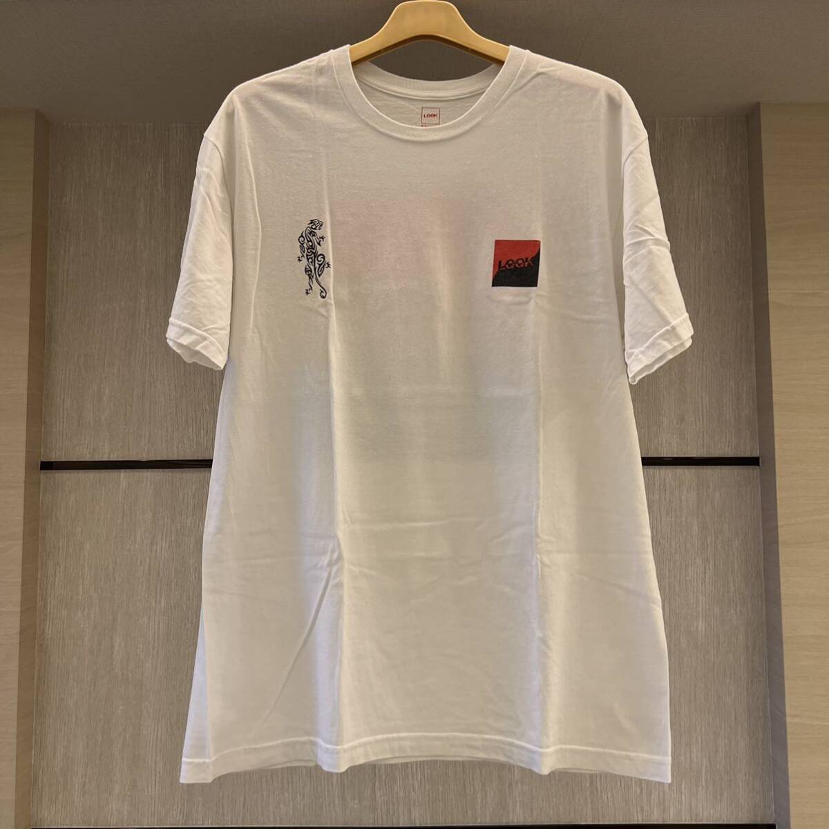 中古 L 19SS LQQK Studio Dojo Tee White ルックスタジオ ドージョー Tシャツ ホワイトの画像2