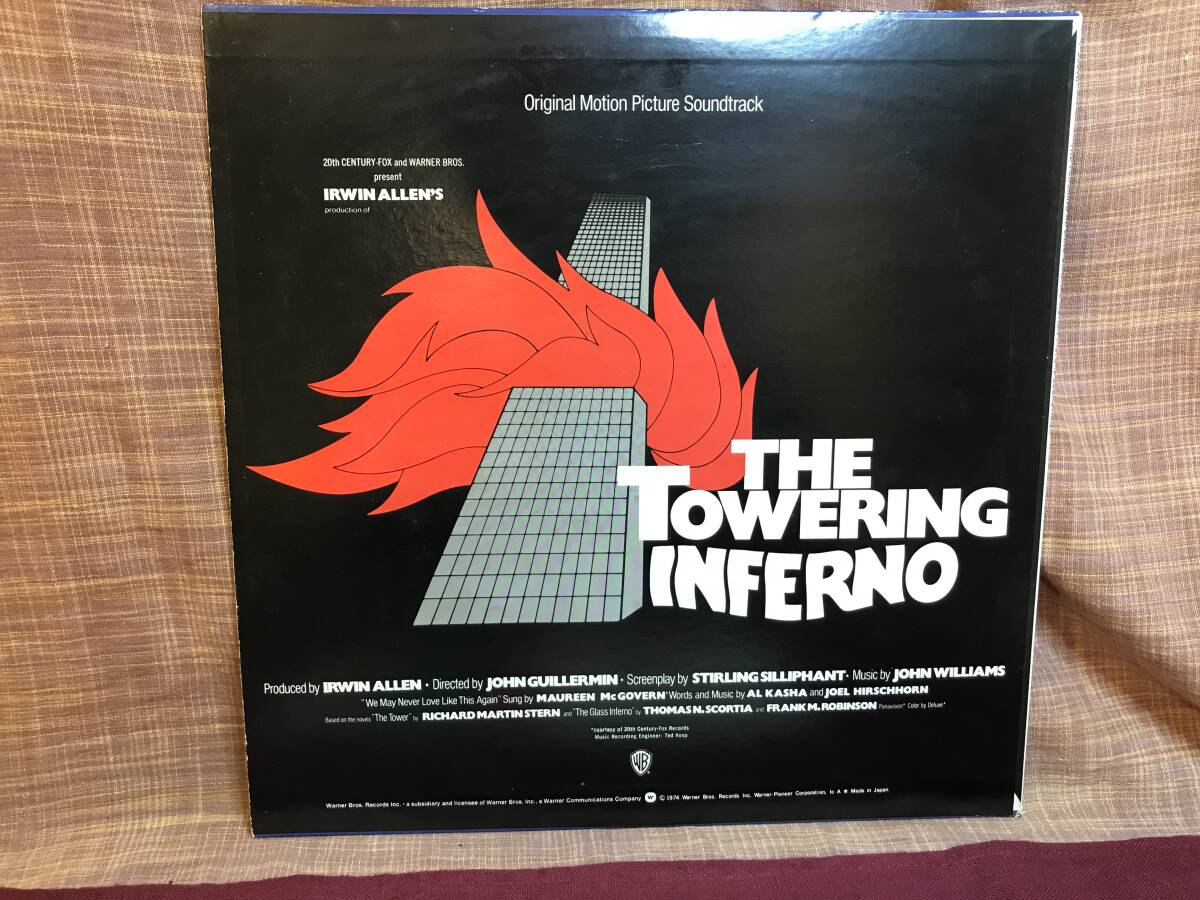 【LP】 The Towering Inferno (Original Motion Picture Soundtrack) タワーリング・インフェルノ John Williams Irwin Allen_画像3