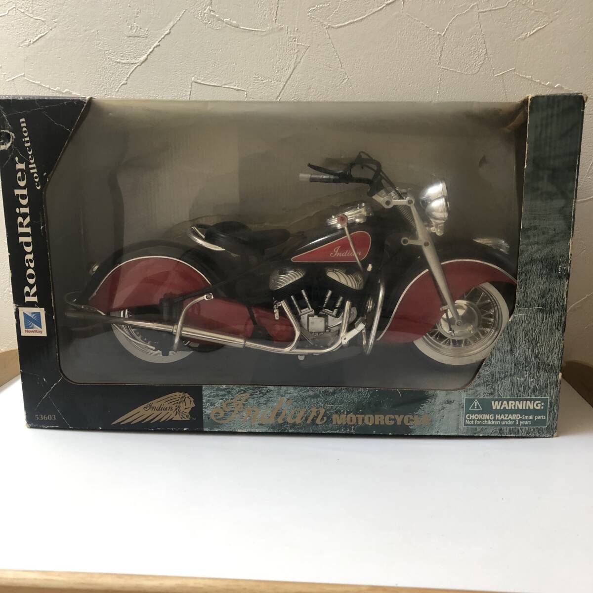 NewRay RoadRider collection Indian ロードライダーコレクション　インディアン　黒赤_画像1