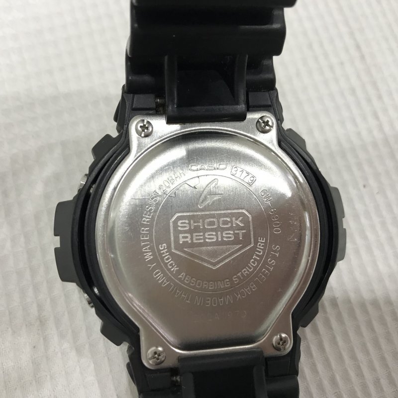 ＣＡＳＩＯ Ｇ－ＳＨＯＣＫ カシオ マルチバンド６ 腕時計 電波 タフソーラー ブラック 黒 メンズ ＧＷ－６９００ 時計/248_画像3