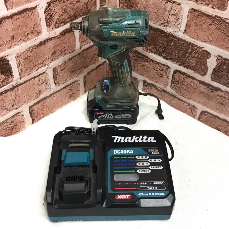 マキタ 充電式インパクトレンチ TW004G 40Vmax バッテリー1個 電動工具/229