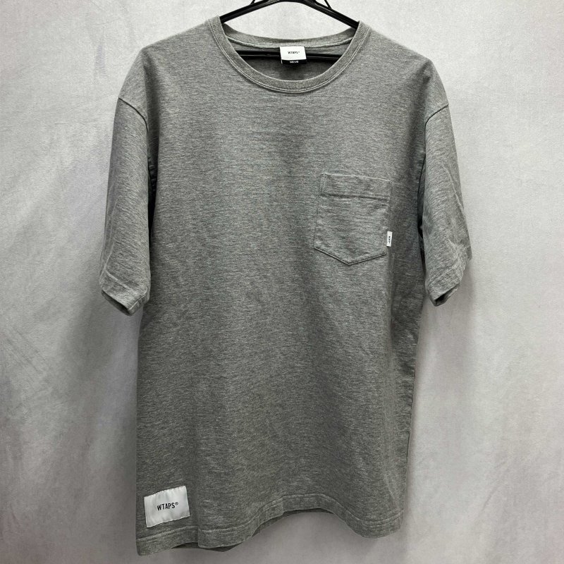 ＷＴＡＰＳ ダブルタップス 半袖 Ｔシャツ １９１ＡＴＤＴ－ＣＳＭ０３ ０２ Ｍ グレー 洋品紳士服/241の画像1