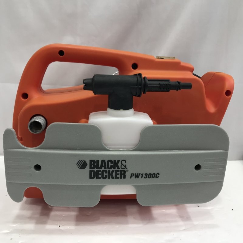 ＢＬＡＣＫ＆ＤＥＣＫＥＲ ブラックアンドデッカー コンパクト フィット 高圧洗浄機 ＰＷ１３００Ｃ １００Ｖ ２０１０年製 電動/248の画像2