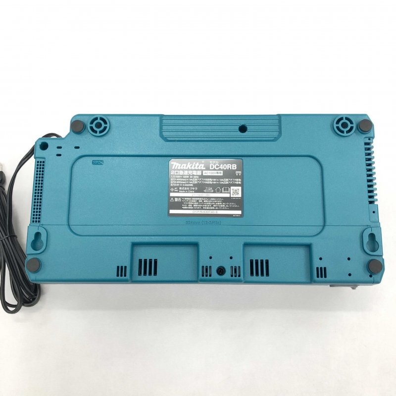 未使用に近い マキタ ２口急速充電器 Ｍａｋｉｔａ ＤＣ４０ＲＢ ４０ｖ ｍａｘ 電動工具/219の画像4