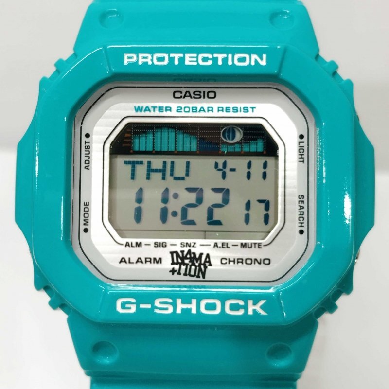 ＣＡＳＩＯ×Ｉｎ４ｍａｉｔｉｏｎ Ｇ－ＳＨＯＣＫ ３１５１ カシオ ジーショック 腕時計 ＧＬＸ－５６００Ｘ 水色 時計/269の画像2