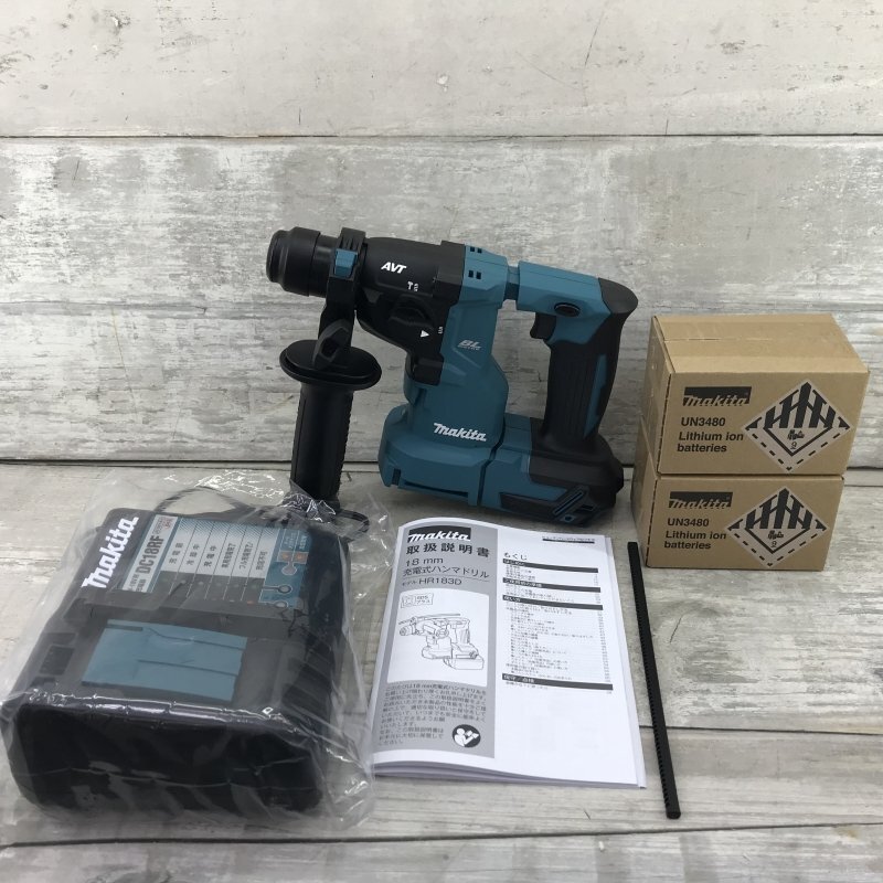 未使用 Ｍａｋｉｔａ １８ｍｍ充電式ハンマドリル マキタ ＨＲ１８３ＤＲＧＸ 電動工具/232の画像1